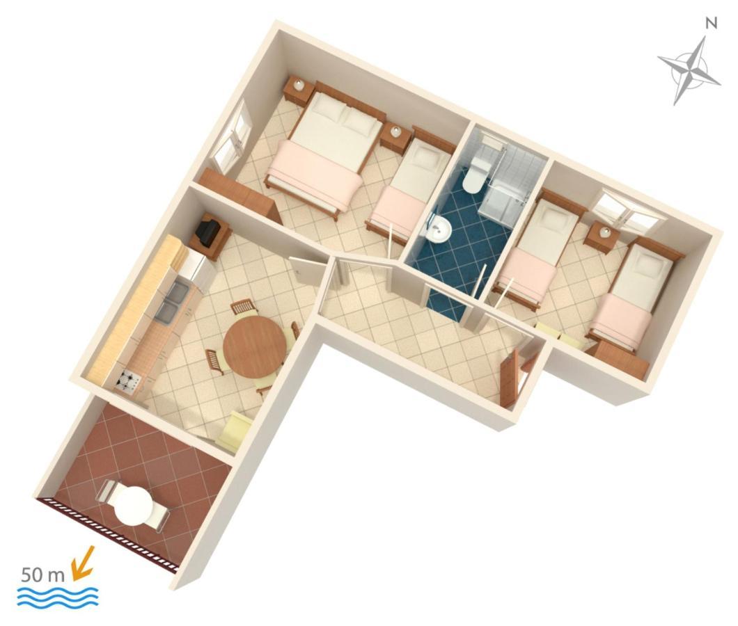 Apartments By The Sea Grebastica, Sibenik - 471 Exterior foto